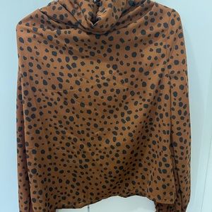 Polka Dot (animal print) Blouse